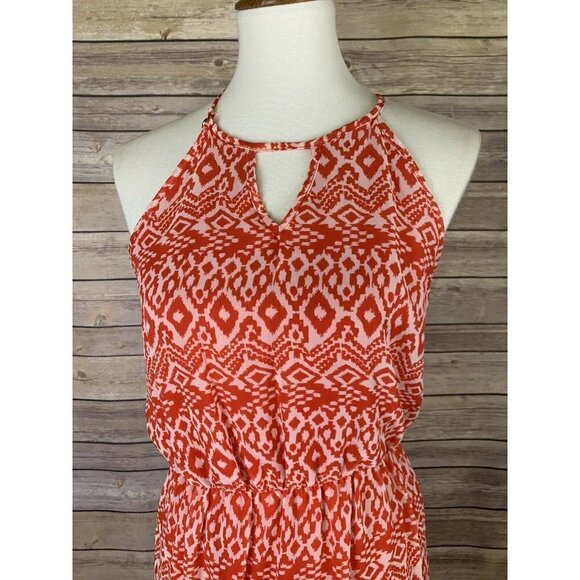 Gianni Bini Womens L Maxi Dress Southwest Print - Picture 2 of 12